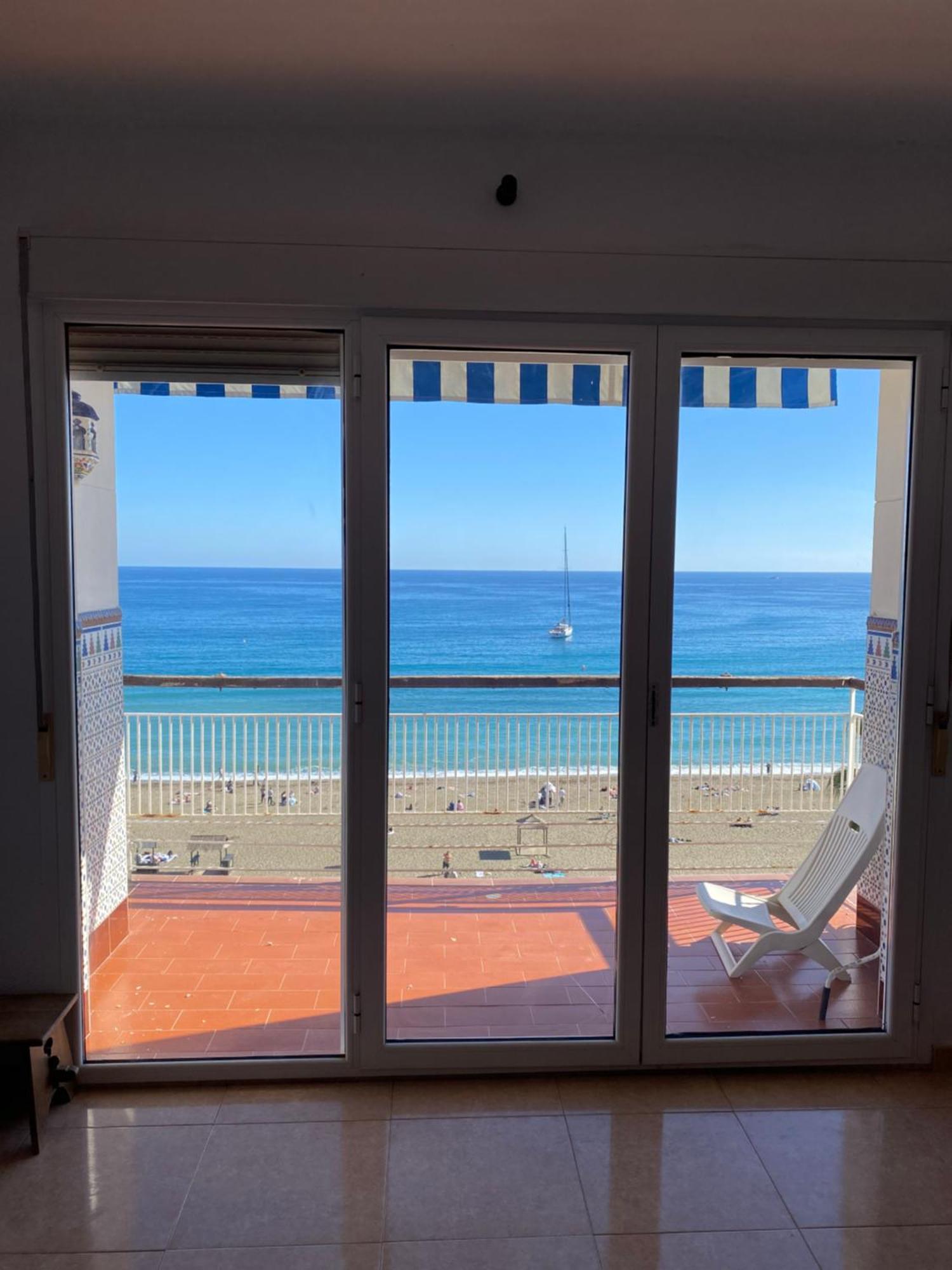 Apartamento Con Terraza Vista Al Mar Malagueta Малага Экстерьер фото